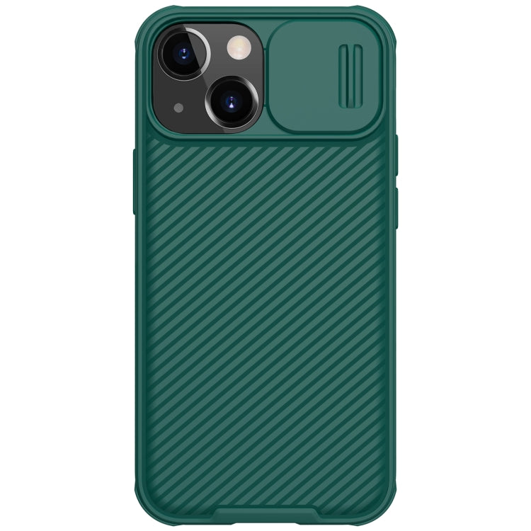 NILLKIN Black Mirror Pro Series Camshield Full Coverage Phone Case for iPhone 13 mini (Green)