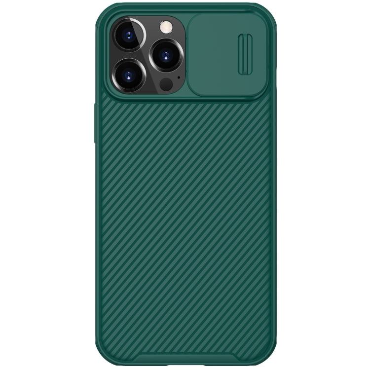 NILLKIN Black Mirror Pro Series Camshield Phone Case for iPhone 13 Pro Max (Green)