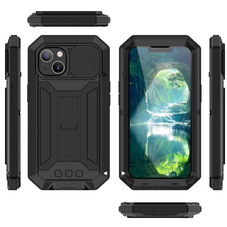 R-JUST Sliding Camera Case for iPhone 13 - Black