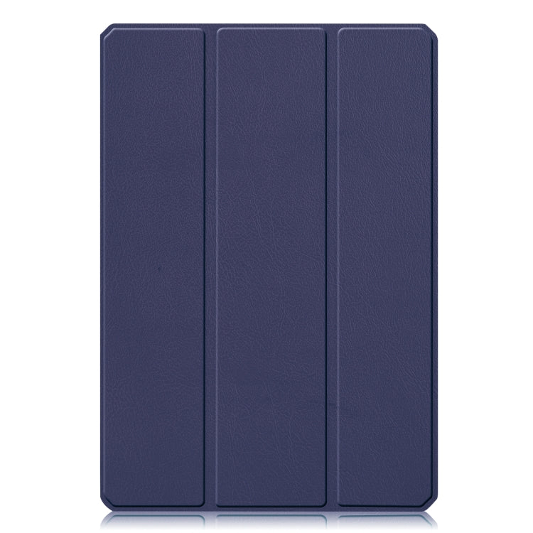 Xiaomi Pad 5 / 5 Pro Custer Texture Leather Case with Flip Stand & Full Accessibility(Blue)