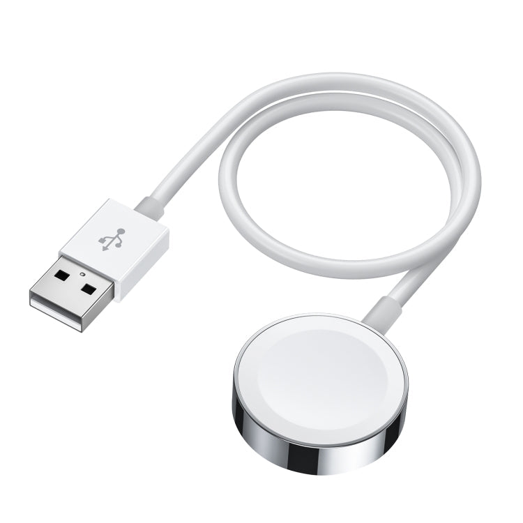 Magnetic Wireless Charger for Apple Watch Series 1-6 with 2.5W Power and 0.3m Cable Length (White)