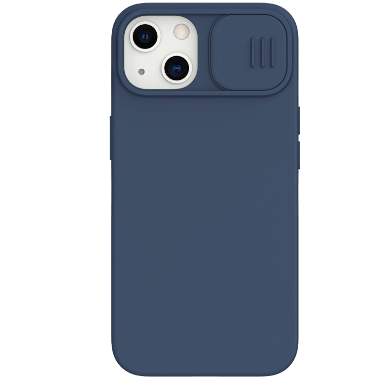 iPhone 13 NILLKIN CamShield MagSafe Magnetic Liquid Silicone + PC Full Coverage Case (Blue)