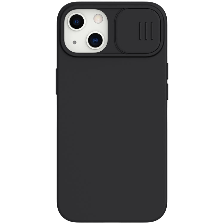 Nillkin iPhone 13 CamShield MagSafe Magnetic Liquid Silicone + PC Case in Black