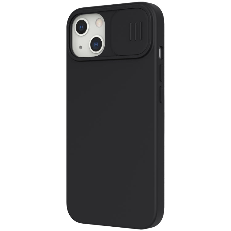 Nillkin iPhone 13 CamShield MagSafe Magnetic Liquid Silicone + PC Case in Black