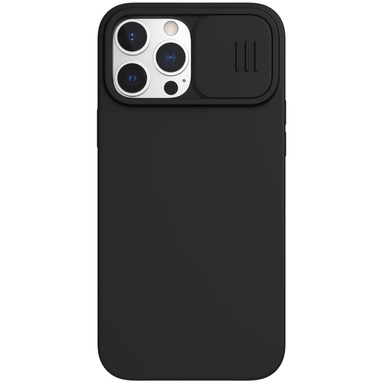 NILLKIN CamShield Liquid Silicone + PC Full Coverage Case for iPhone 13 Pro (Black)