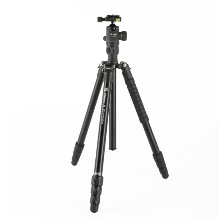 Fotopro X-go Chameleon E Collapsible Aluminum Camera Tripod with Dual Action Ball Head