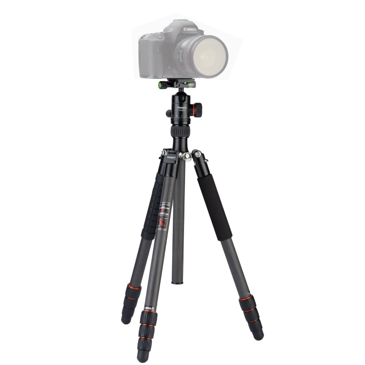 Fotopro X-go Plus E Carbon Fiber Camera Tripod with Dual Action Ball Head