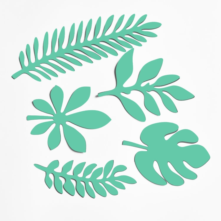 10 in 1 Creative Paper Cutting Shooting Props - Christmas Green