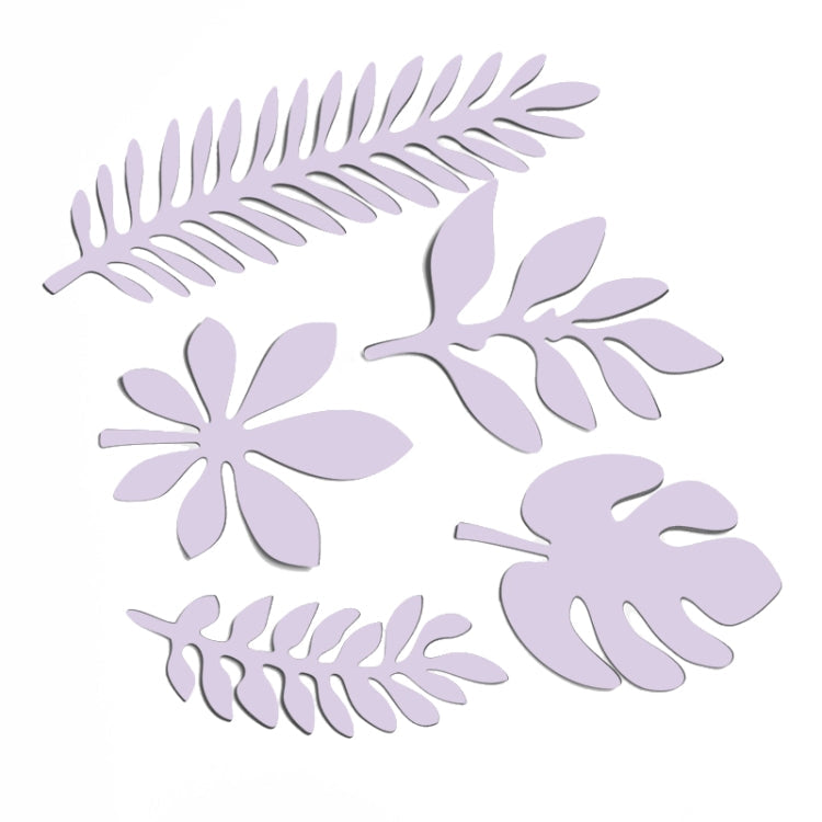 Creative Paper Cutting Shooting Props Set with Tree Leaves Background
