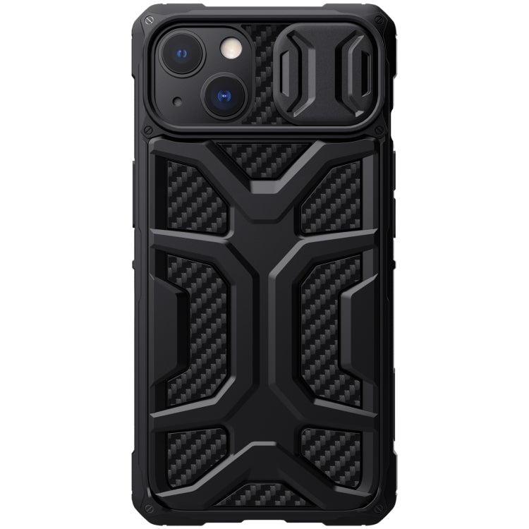 NILLKIN Sliding Camera Cover Shockproof Case for iPhone 13 (Black)