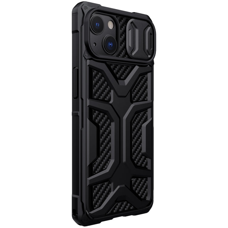 NILLKIN Sliding Camera Cover Shockproof Case for iPhone 13 (Black)
