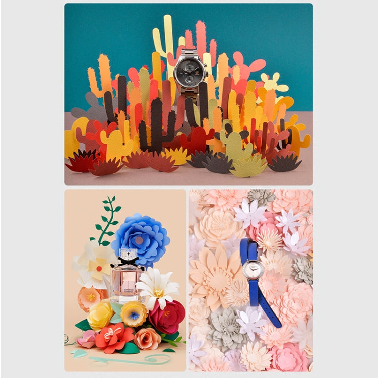 Versatile 4 in 1 Flowers Creative Paper Cutting Shooting Props