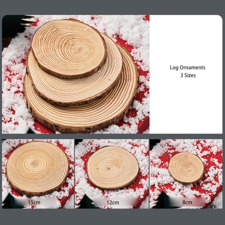 3 in 1 Rustic Wood Slice Christmas Photography Props