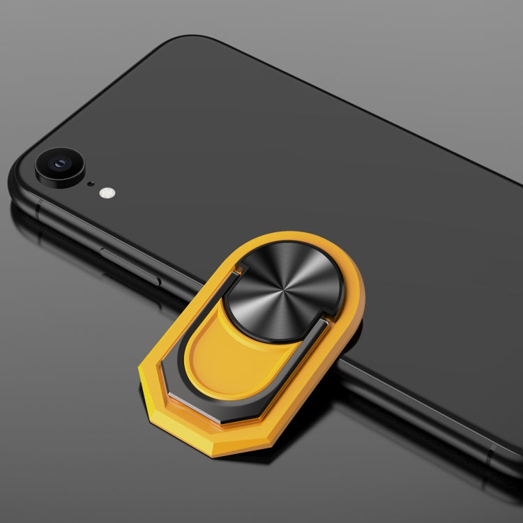 360-degree Rotatable Magnetic Ring Holder with Super Viscous Adsorption (Yellow)