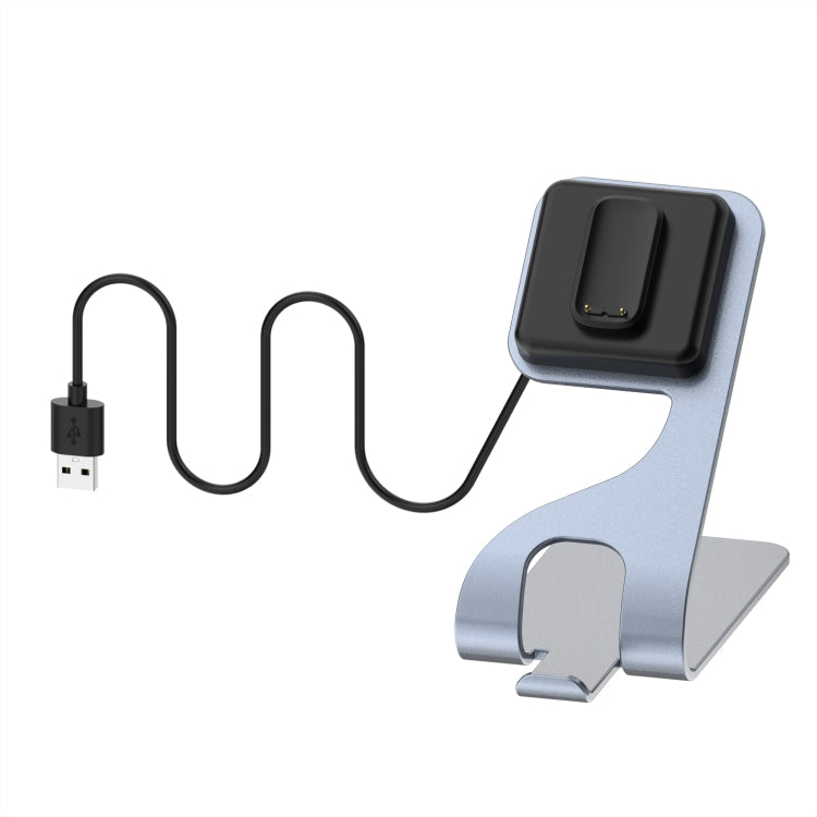 Magnetic Metal Charger Holder with Overload Protection for Fitbit Charge 5 (Grey)