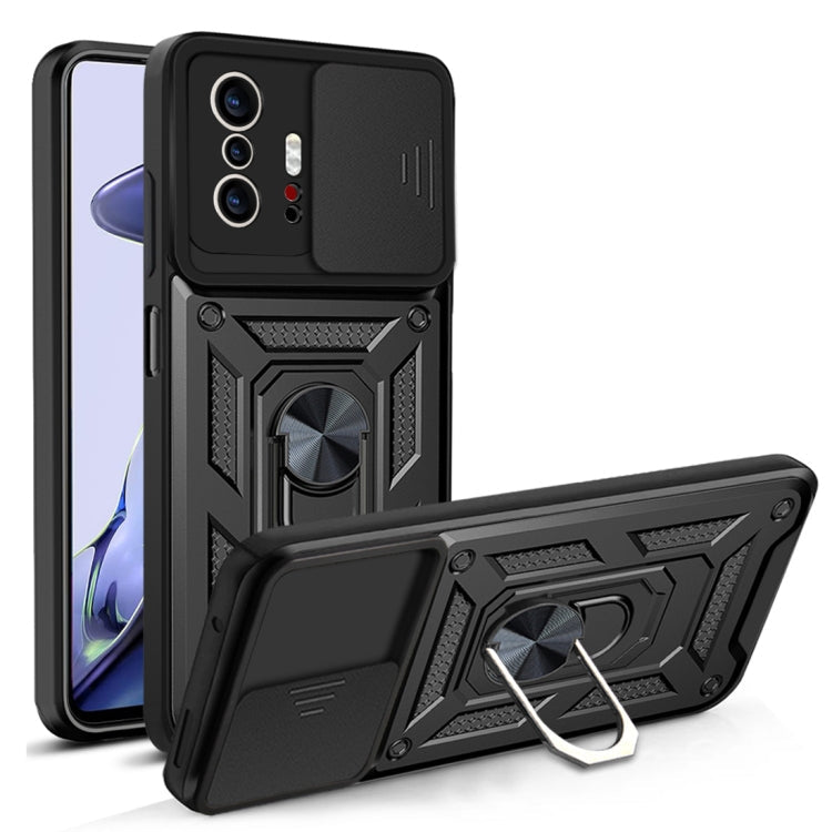 Sliding Camera Cover Protective Case for Xiaomi Mi 11T / 11T Pro (Black)