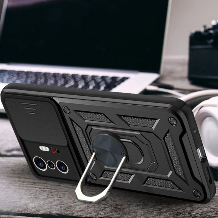 Sliding Camera Cover Protective Case for Xiaomi Mi 11T / 11T Pro (Black)