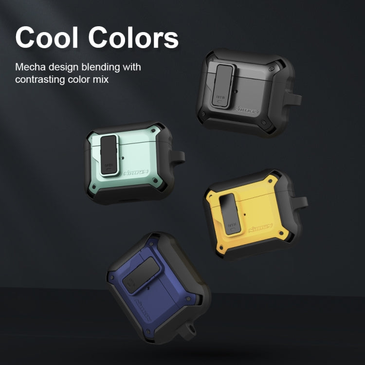 NILLKIN Bounce Series Protective Case with Hook for AirPods Pro (Yellow)