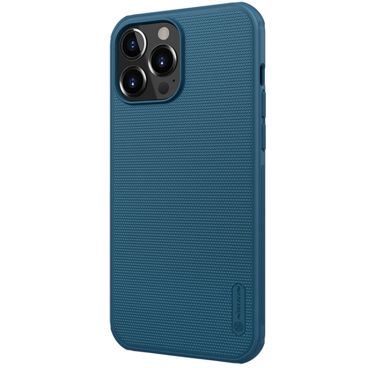 NILLKIN Frosted Shield Pro Magnetic Magsafe Phone Case for iPhone 13 Pro Max - Blue
