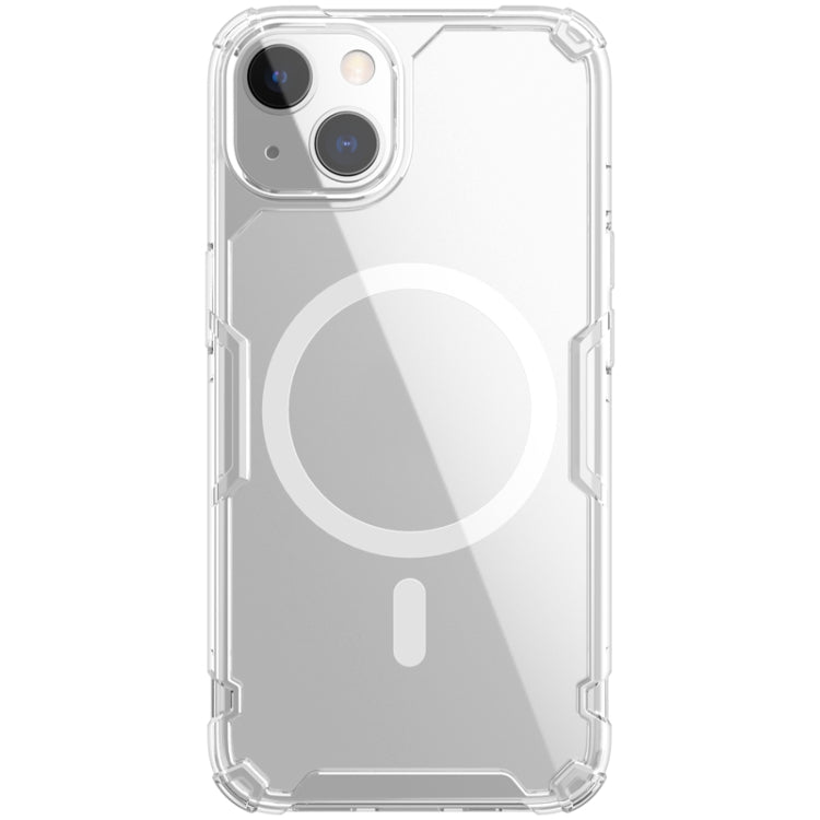 NILLKIN Nature TPU Pro Magnetic Magsafe Phone Case for iPhone 13 (White) - Durable and Protective