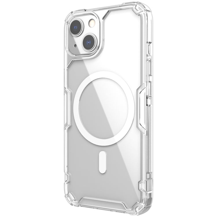 NILLKIN Nature TPU Pro Magnetic Magsafe Phone Case for iPhone 13 (White) - Durable and Protective