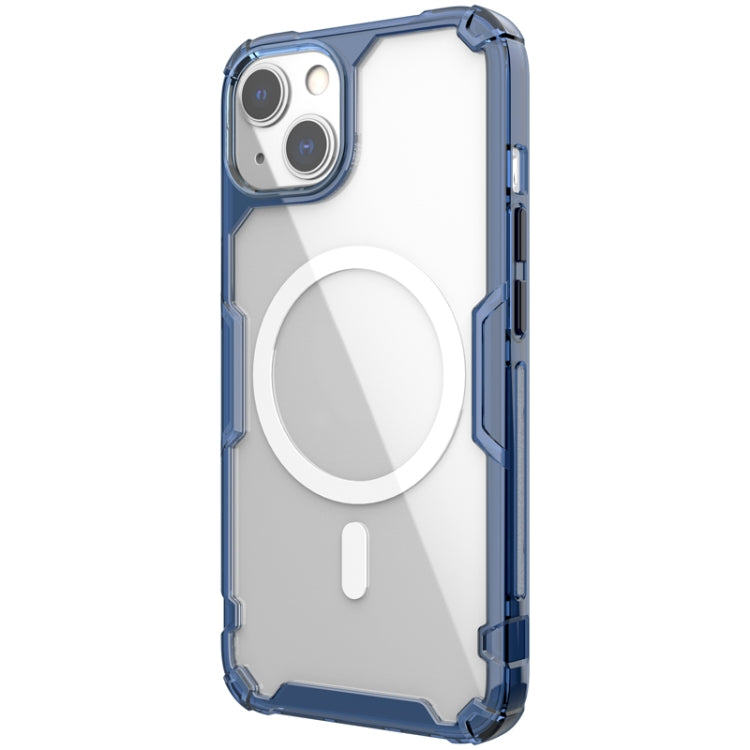 NILLKIN Nature TPU Pro Magnetic Magsafe Phone Case for iPhone 13 (Blue)