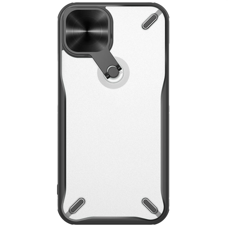 NILLKIN Cyclops PC + TPU Phone Protective Case with Movable Stand for iPhone 13 (Black)