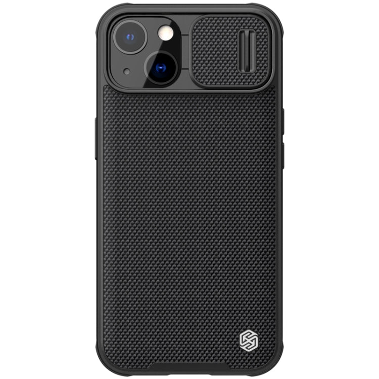 NILLKIN Texture Pro PC + TPU Camshield Protective Case for iPhone 13 (Black)