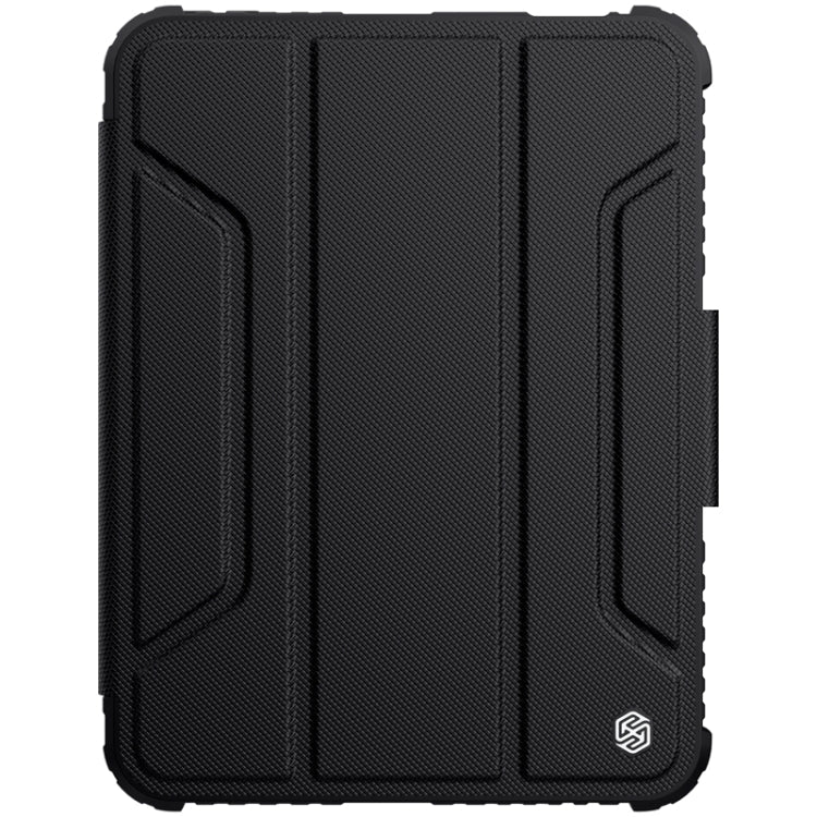 NILLKIN Bumper Pro Horizontal Flip Tablet Case for iPad Mini 6 with Pen Slot & Holder (Black)