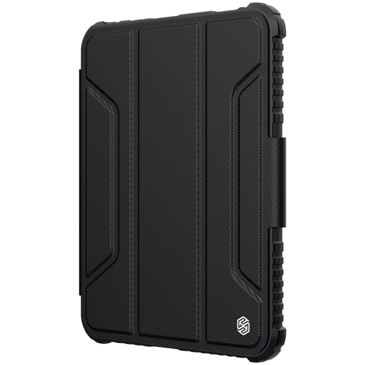 NILLKIN Bumper Pro Horizontal Flip Tablet Case for iPad Mini 6 with Pen Slot & Holder (Black)