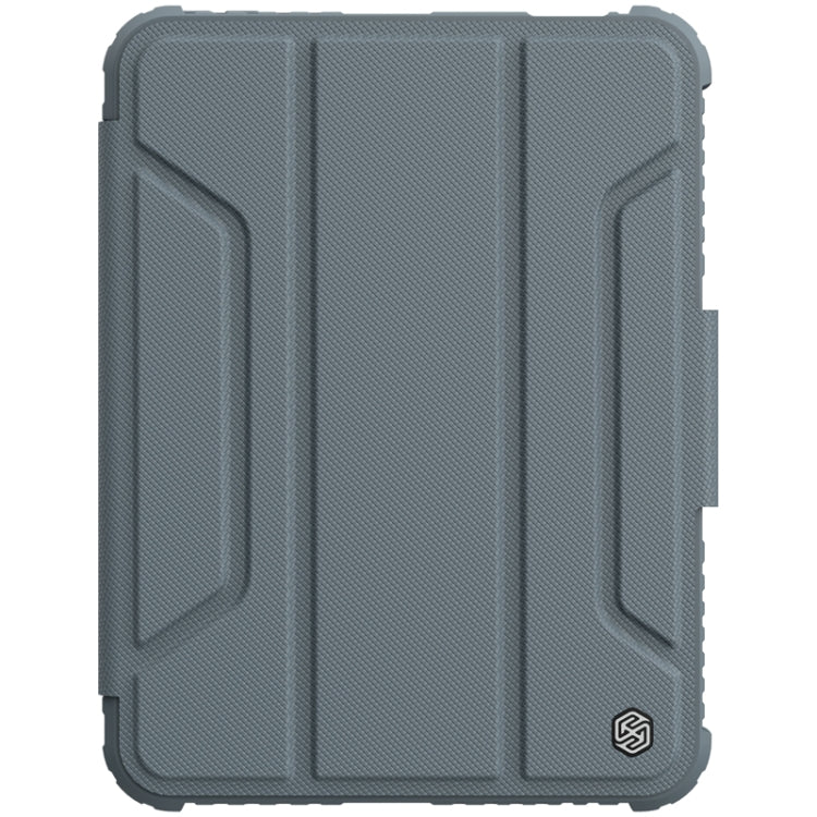 NILLKIN Bumper Pro Tablet Case for iPad mini 6 with Pen Slot & Holder (Grey)