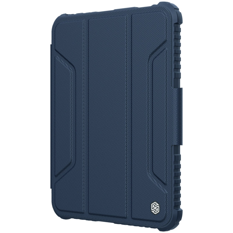 Sleek Blue NILLKIN Bumper Pro Case for iPad Mini 6 with Pen Holder and Sleep/Wake-up Function