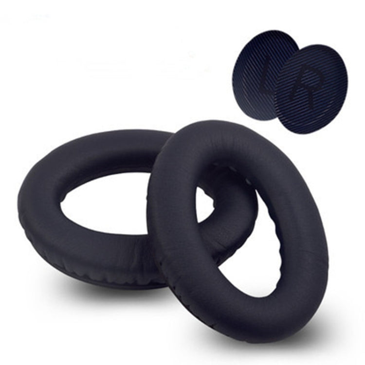 Imitation Leather Soft Headphone Earmuff Jacket for BOSE QC35 - Navy Blue