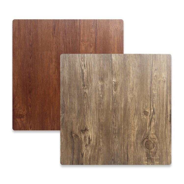 60 x 60cm Reversible PVC Photography Backdrops Board with Brown Oak Grain Pattern