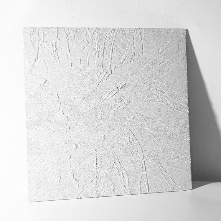 White Retro Cement Texture Photography Backdrop Board - 60 x 60cm
