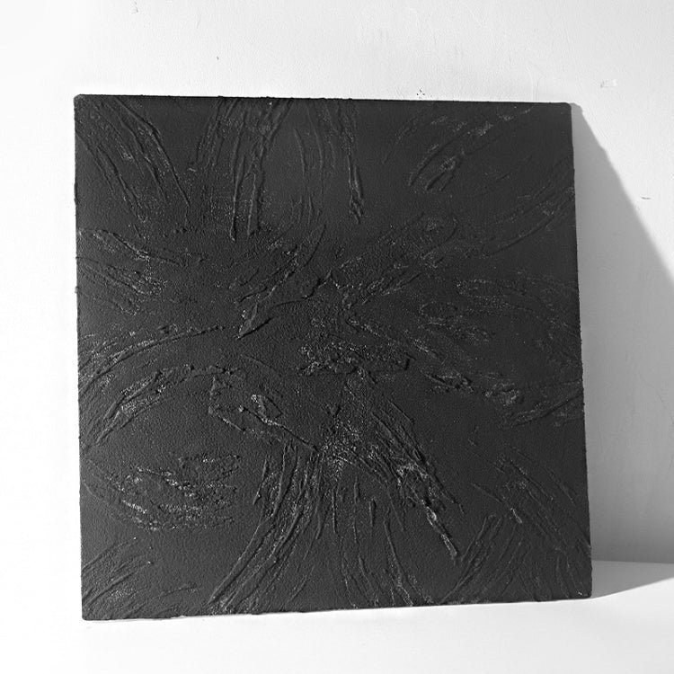 60 x 60cm Retro PVC Cement Texture Backdrops Board (Black White)
