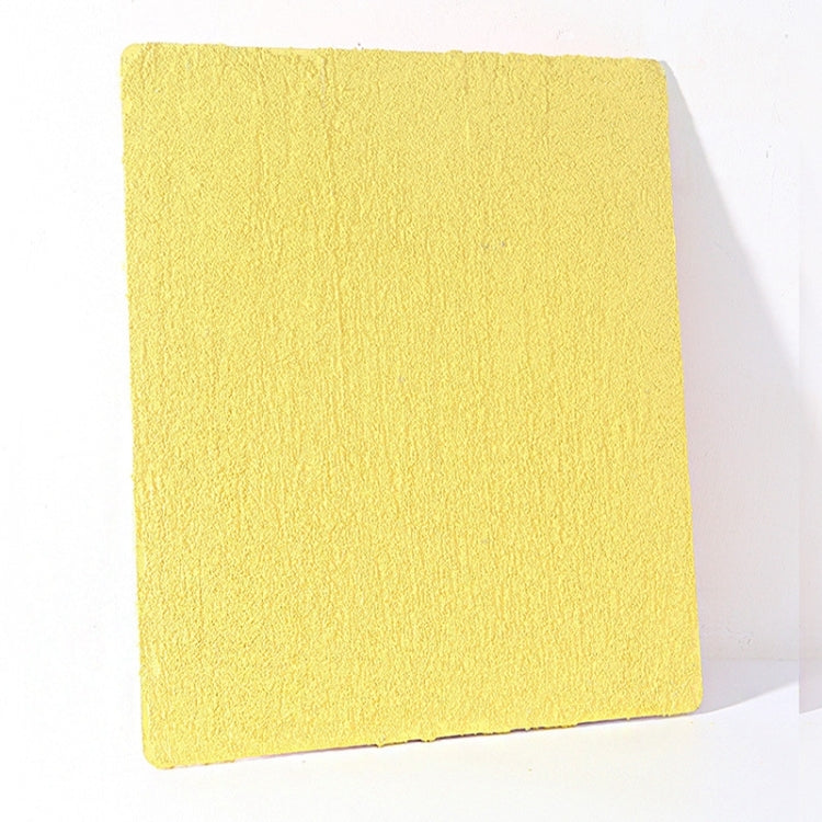 Coarse Sand Texture Cement Photography Backdrop Board - Light Yellow (80 x 60cm PVC)