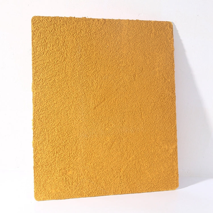 Coarse Sand Texture Cement Photography Backdrop Board for Desktop Photography and Videography (Orange Yellow, 80 x 60cm)