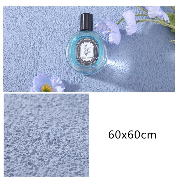 60 x 60cm Coarse Sand Textured PVC Backdrop Board (Grey Blue)