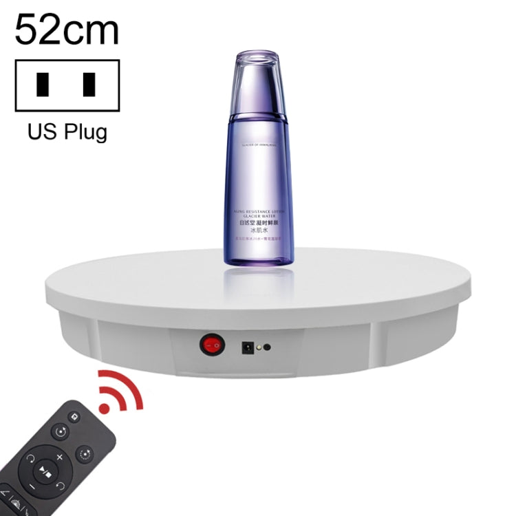 Electric Rotating Turntable Display Stand with Remote Control, 52cm, White