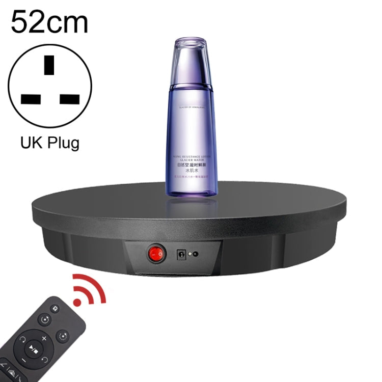 52cm Electric Rotating Turntable Display Stand with Remote Control (Black)