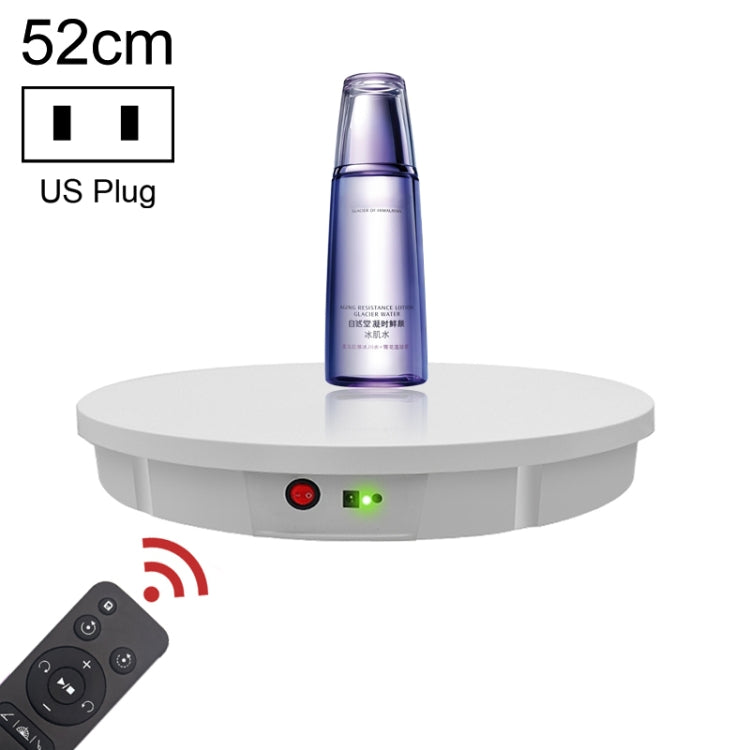 52cm Remote Control Electric Rotating Turntable Display Stand White