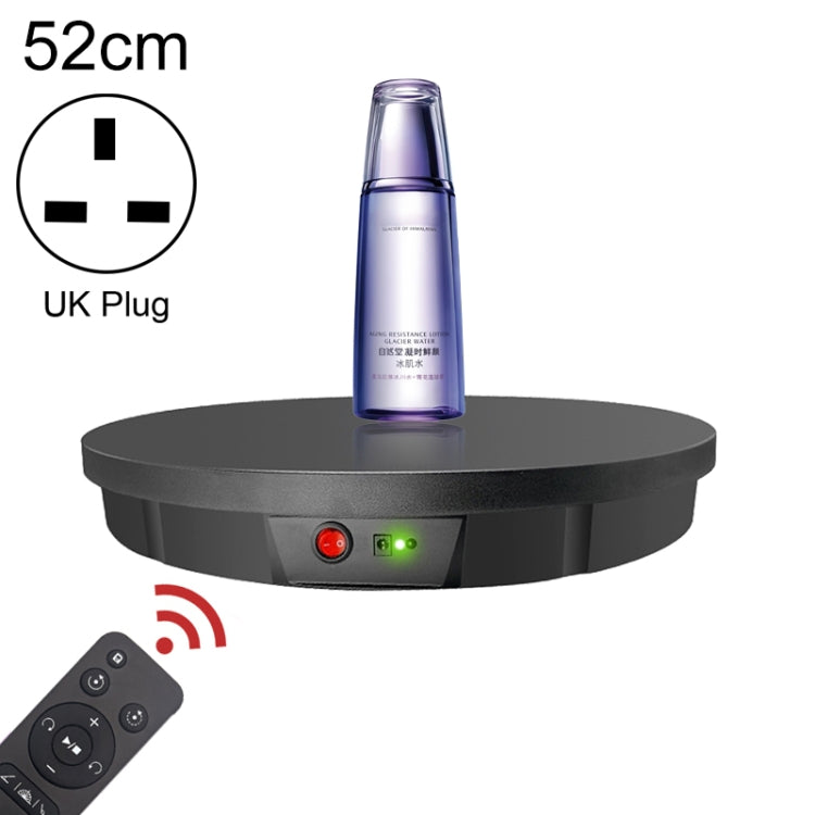 52cm Remote Control Electric Rotating Turntable Display Stand, Black