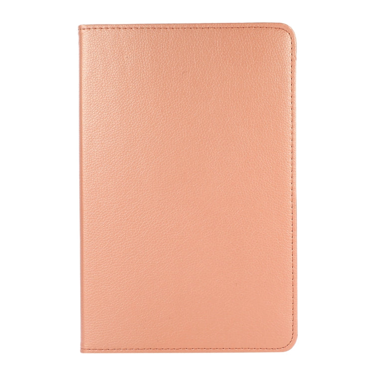 360° Rotation Rose Gold Leather Tablet Case for Samsung Galaxy Tab A8