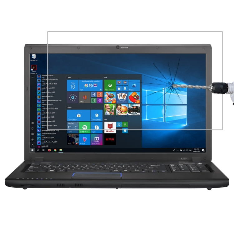 17.3 inch HD Tempered Glass Protective Film for Samsung R720-FS03 Laptop Screen