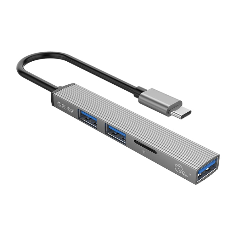 ORICO AH-12F 4 In 1 Type-C / USB-C to USB 3.0 HUB Docking Station (Grey) - Enhance Connectivity With Multi-Device Support