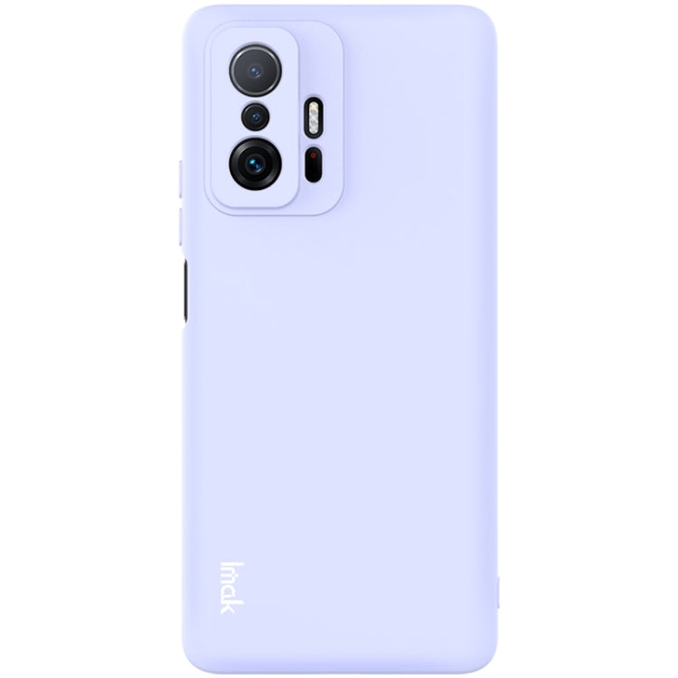 Imak UC-2 Series Shockproof Full Coverage Soft TPU Phone Case for Xiaomi Mi 11T / Mi 11T Pro (Purple)