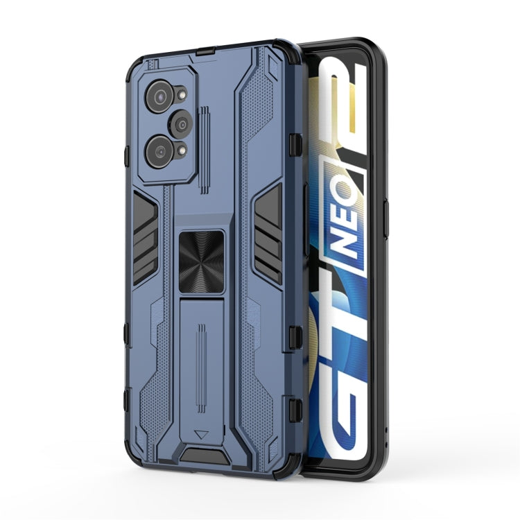 OPPO Realme GT Neo2 5G Blue Phone Case with Hands-free Holder