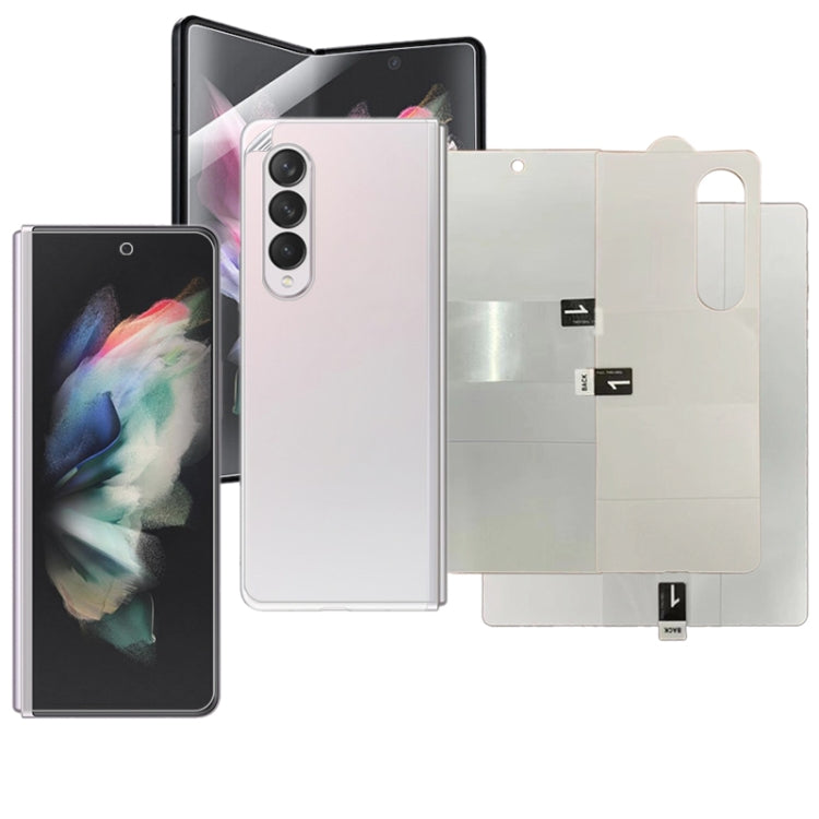 Hydrogel Full Screen Protector for Samsung Galaxy Z Fold3 5G - Complete Protection