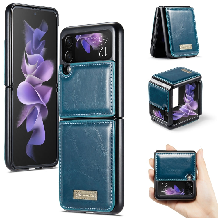 CaseMe 003 Green Leather Phone Case for Samsung Galaxy Z Flip3 5G